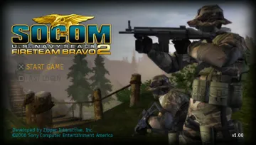 SOCOM - U.S Navy SEALs - Fireteam Bravo 2 (EU) screen shot title